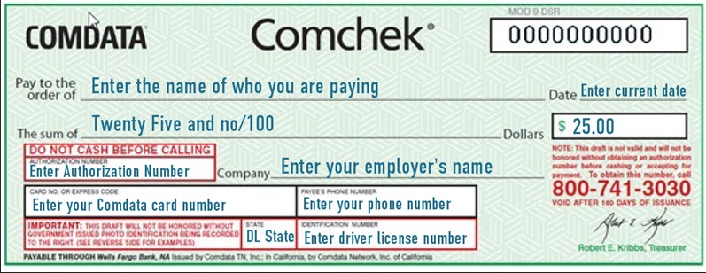 Comdata & TCH Check